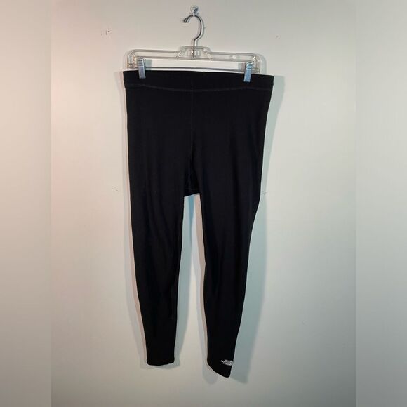 Northface Fleece Lined Drawstring Winter Leggings Women's Large - Picture 1 of 11